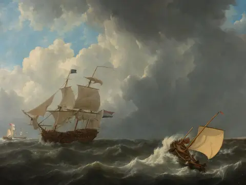 Ship in a Turbulent Sea jigsaw puzzle