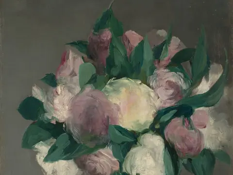 White Peonies in a Vase jigsaw puzzle